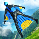 Base Jump Wing Suit Flying